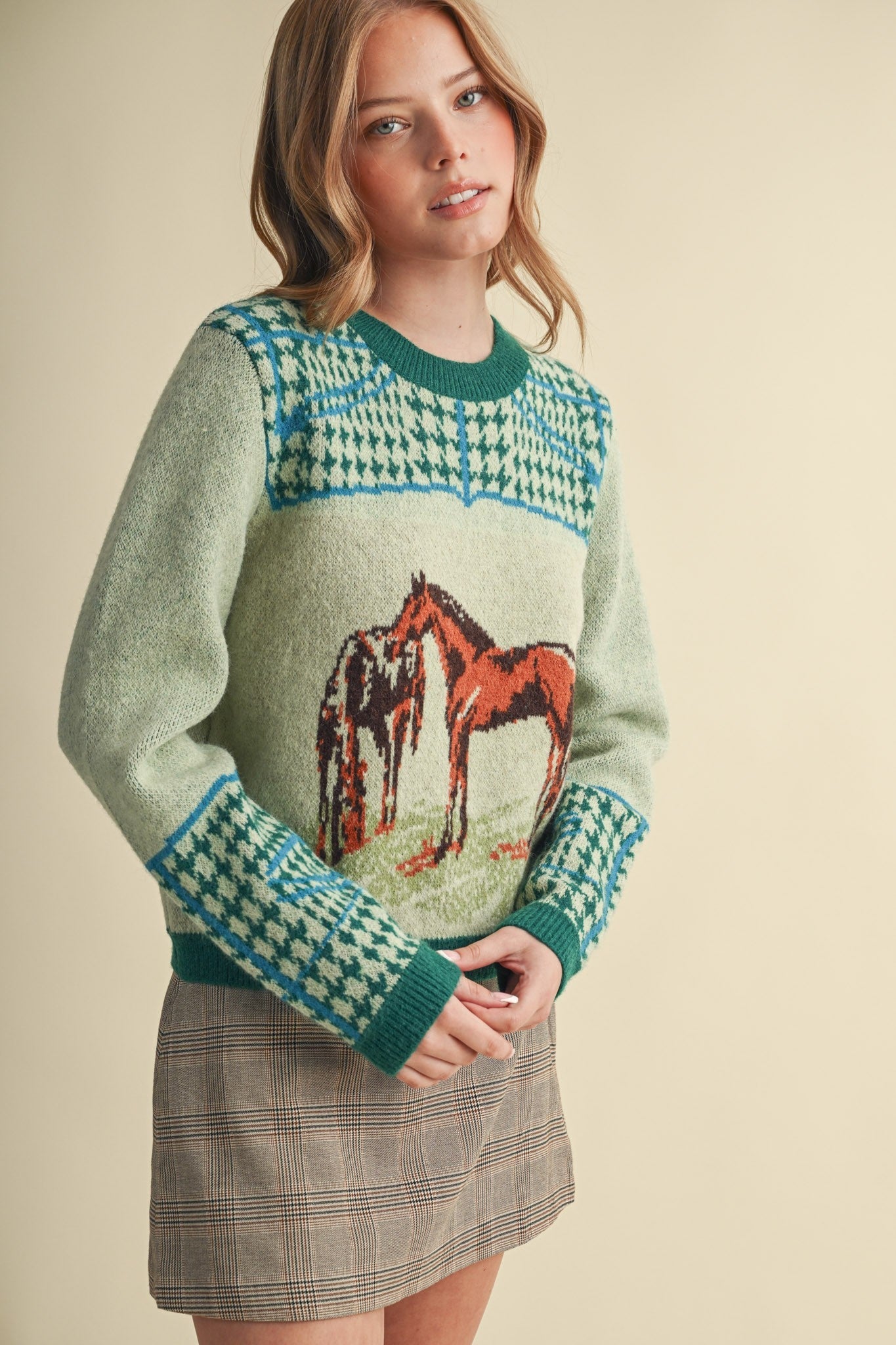 Bridlewood Horse Motif Sweater - Westly