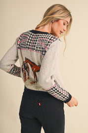 Bridlewood Horse Motif Sweater - Westly
