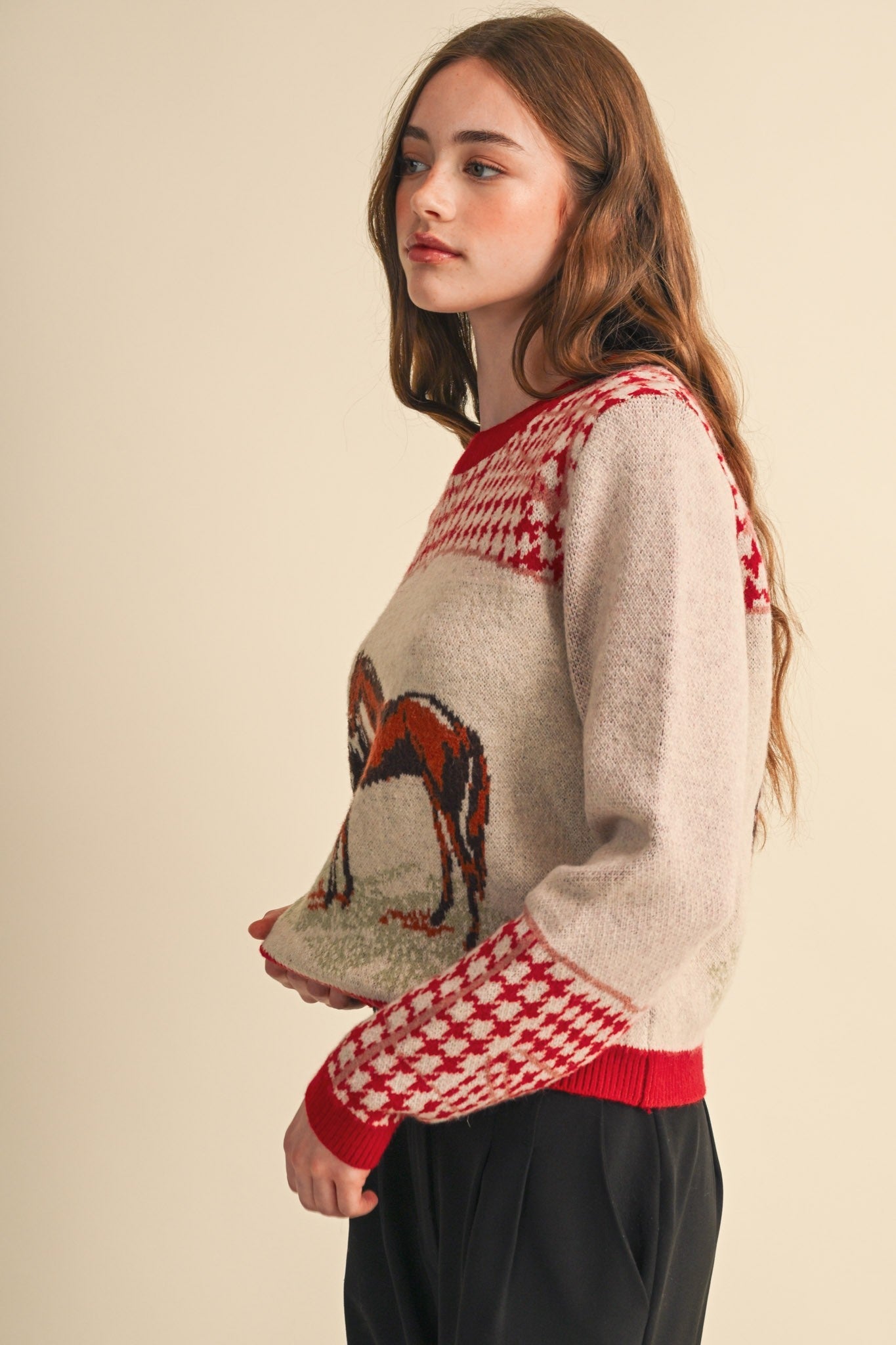 Bridlewood Horse Motif Sweater - Westly