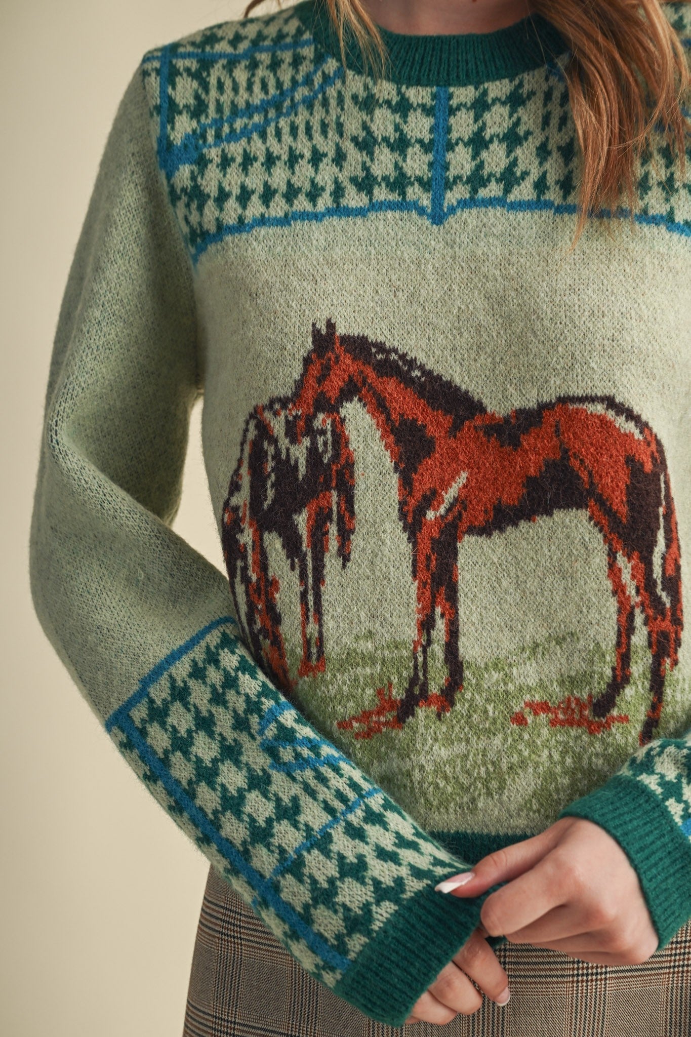 Bridlewood Horse Motif Sweater - Westly