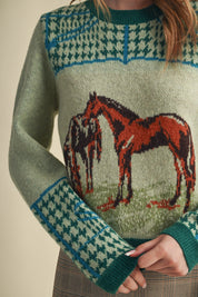 Bridlewood Horse Motif Sweater - Westly