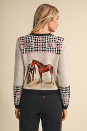 Bridlewood Horse Motif Sweater - Westly