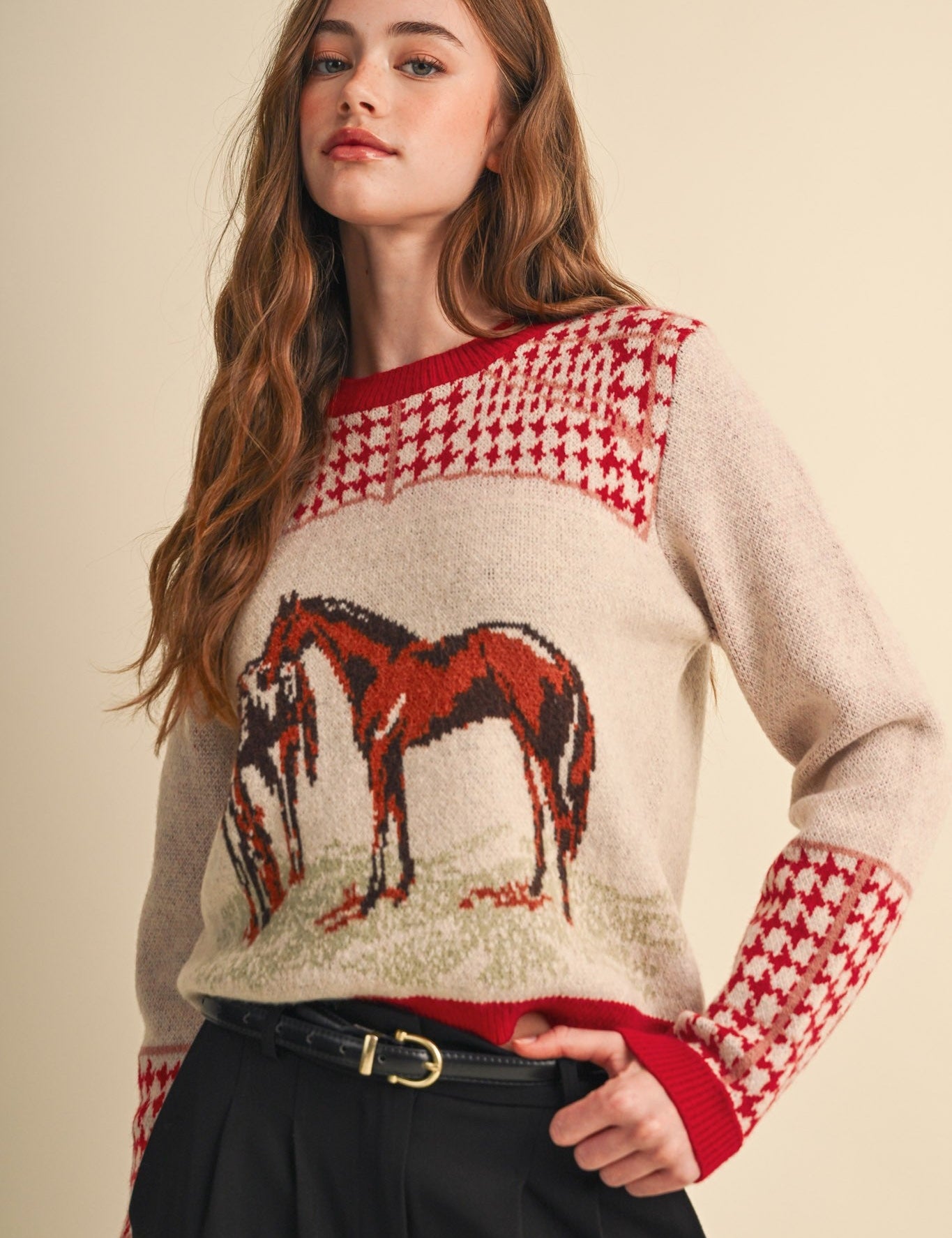 Bridlewood Horse Motif Sweater - Westly