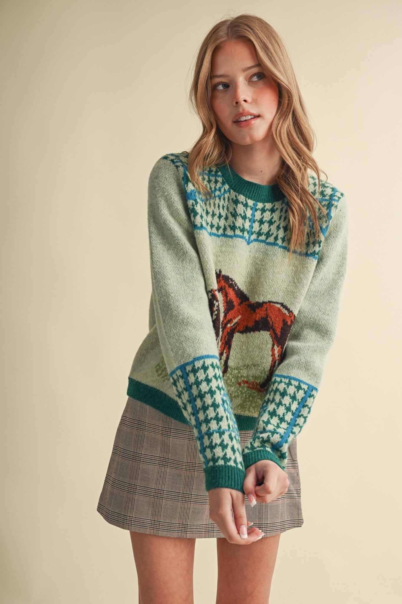 Bridlewood Horse Motif Sweater - Westly