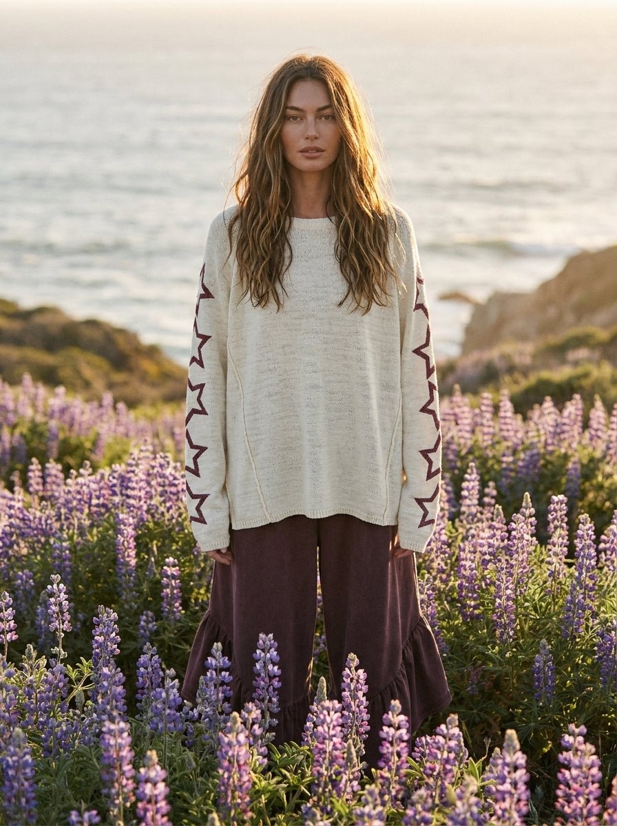 Bryce Star Knit Pullover - Westly