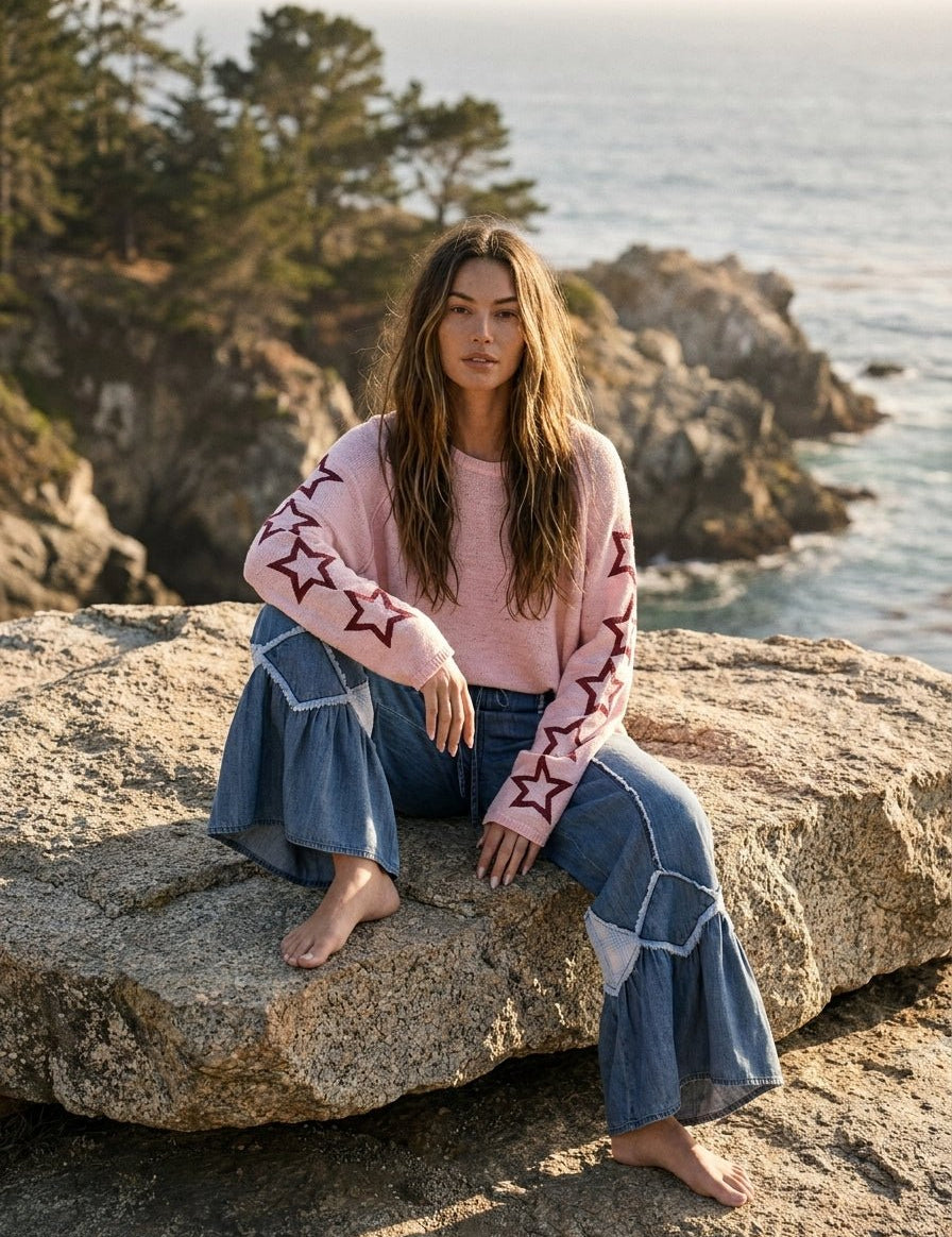 Bryce Star Knit Pullover - Westly