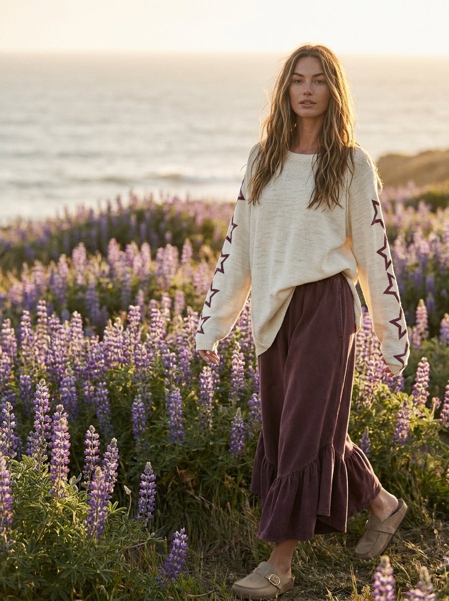 Bryce Star Knit Pullover - Westly