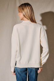 Bunny Hill Ski Bear Mock Neck Sweater - Westly