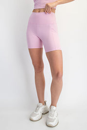 Cadence Six-Inch Pocket Bike Shorts in Blossom, photo 3