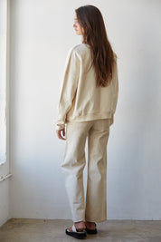 California Sketch Embroidered Pullover in Natural - product photo 4