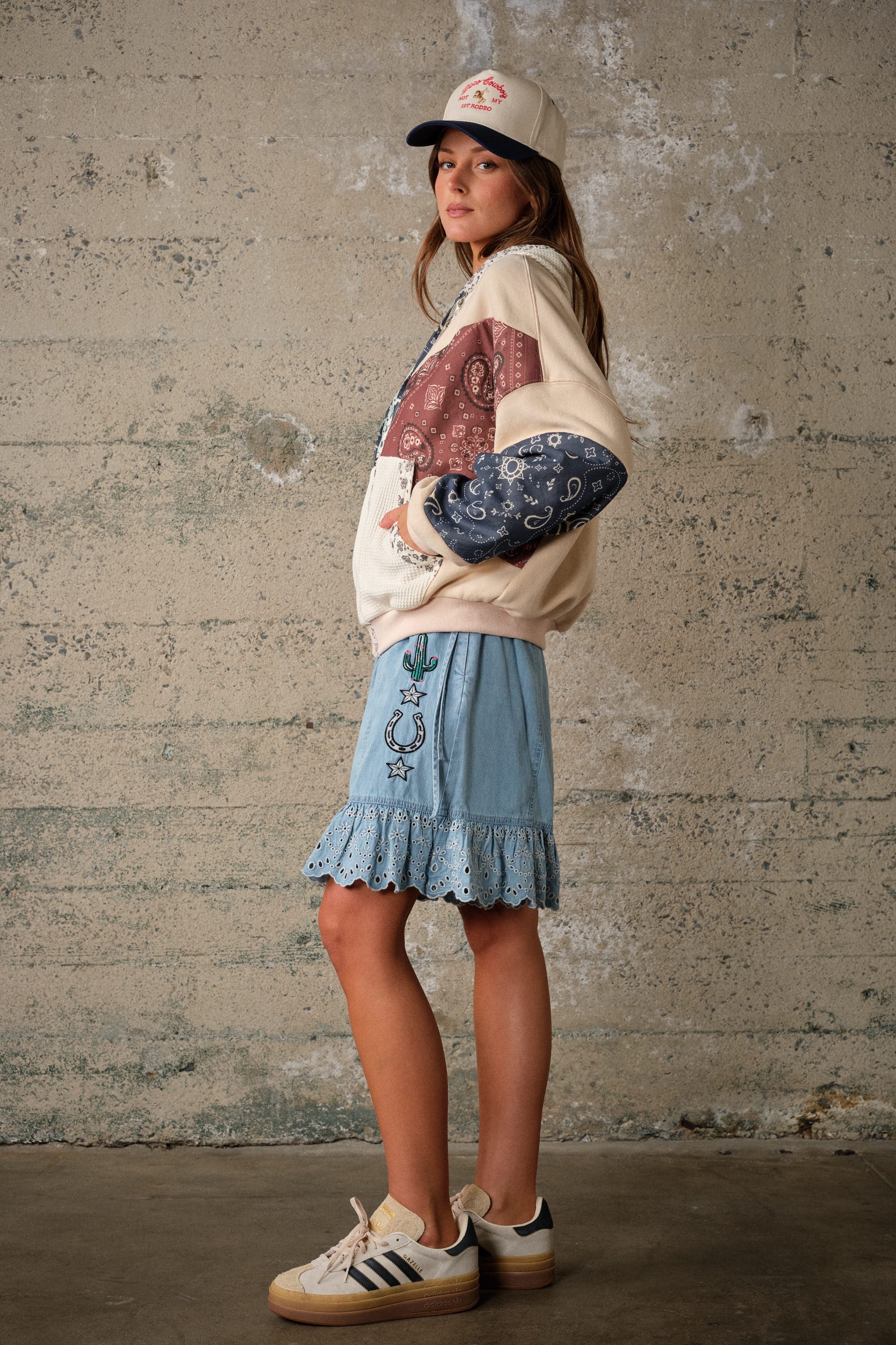 Calloway Paisley Patchwork Jacket - Beige Multi