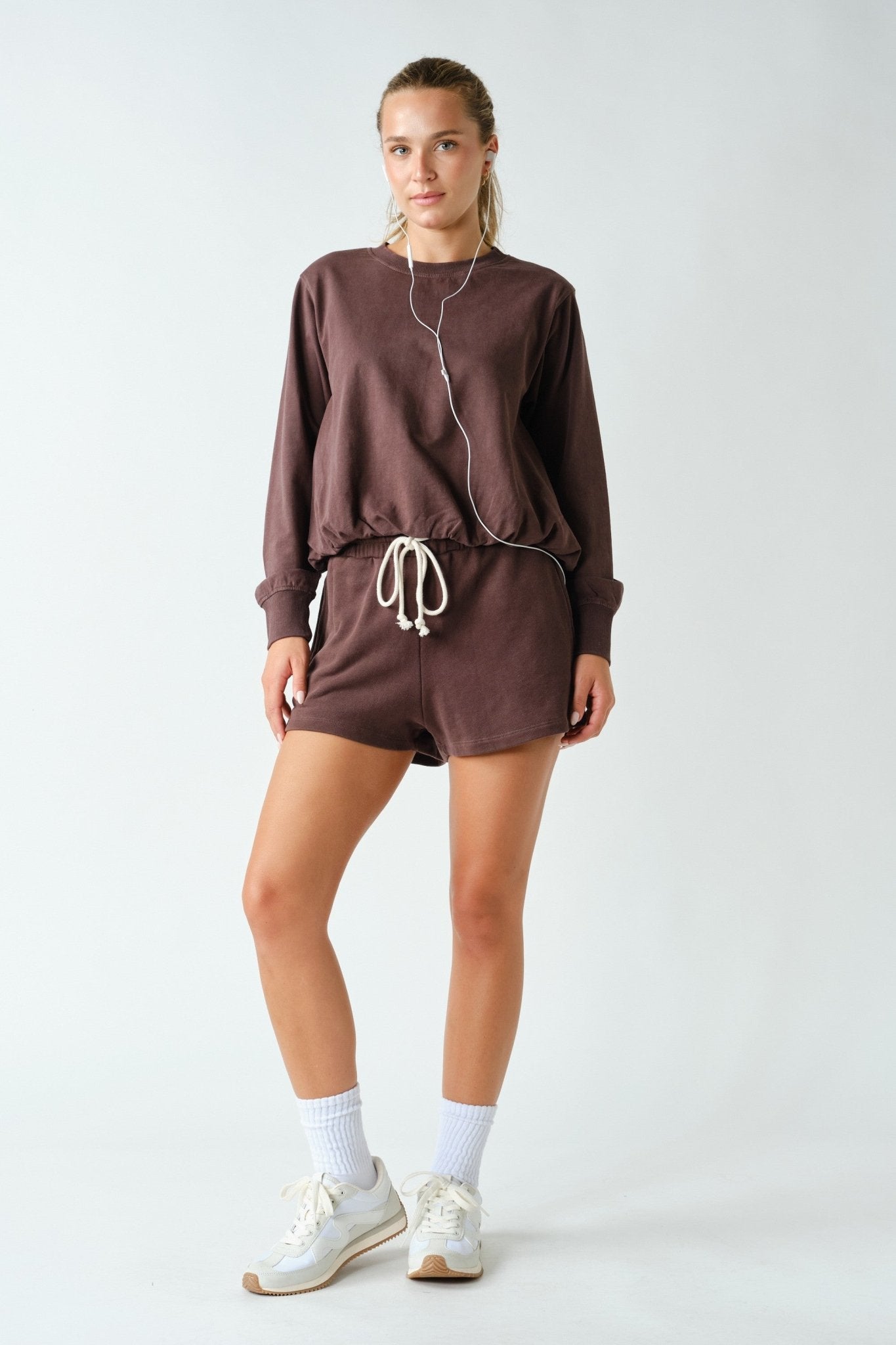 Campus Washed French Terry Shorts - Westly