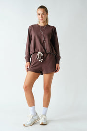 Campus Washed French Terry Shorts - Westly