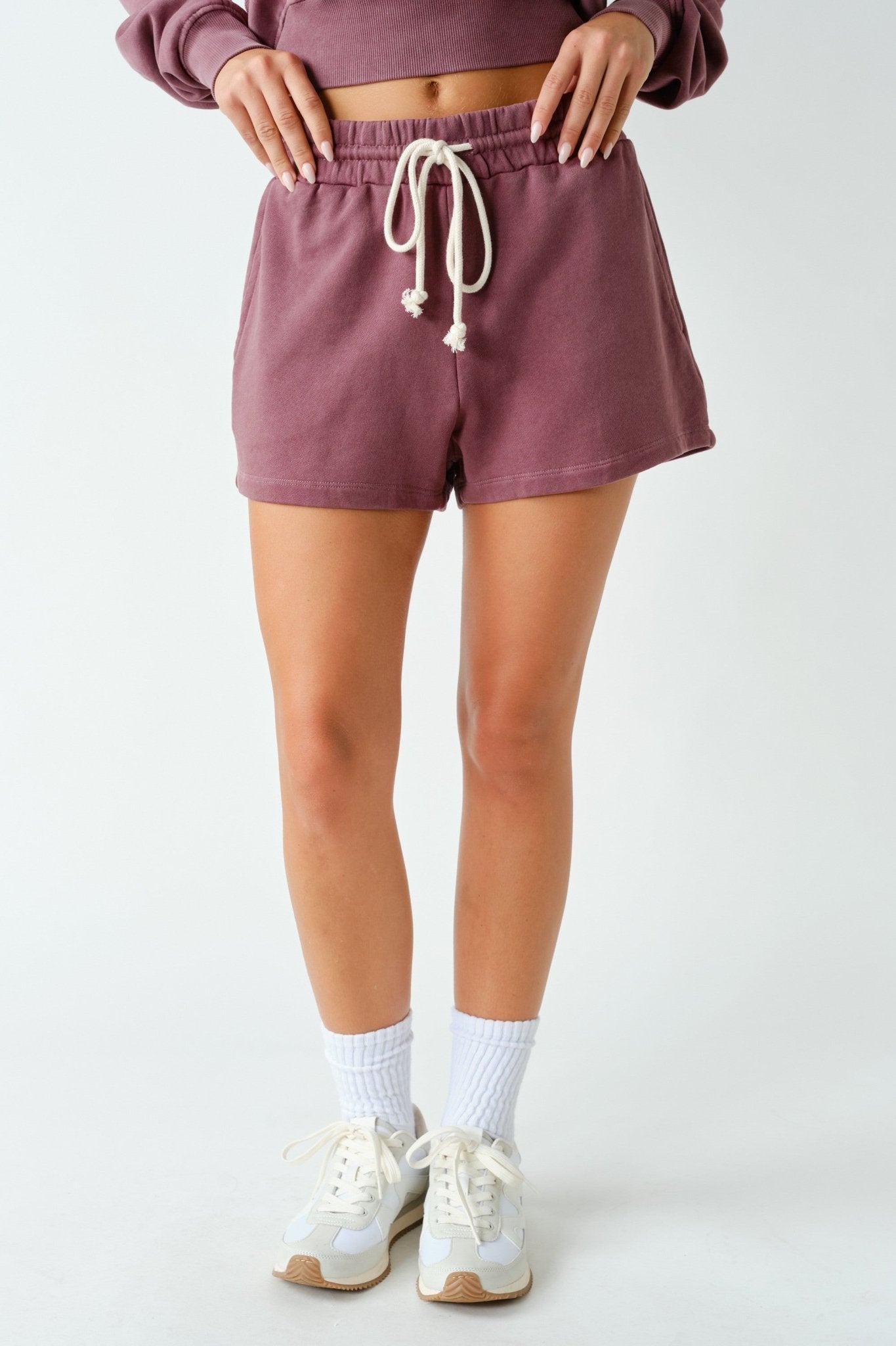 Campus Washed French Terry Shorts - Westly