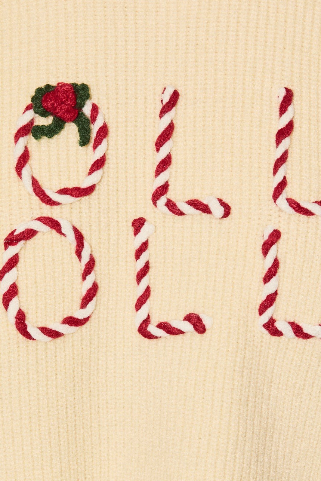 Candy Cane Lane Cropped Sweater - Westly