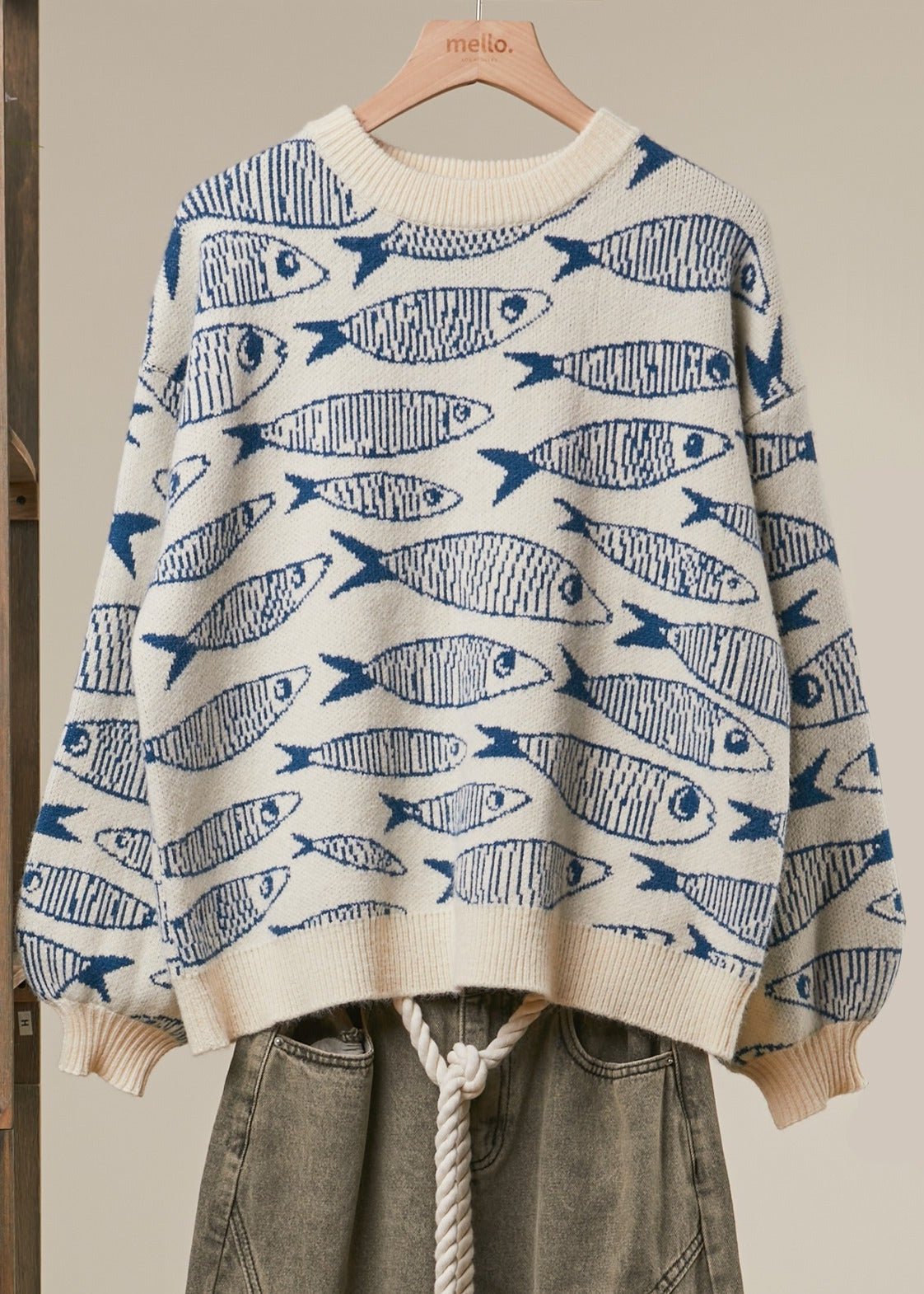 Cannery Row Sardine Knit Sweater - Westly