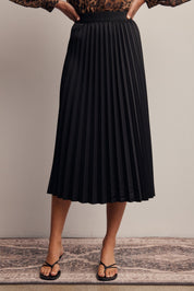 Cardozo Pleated Midi Skirt - Westly