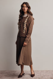 Cardozo Pleated Midi Skirt - Westly