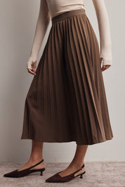Cardozo Pleated Midi Skirt - Westly