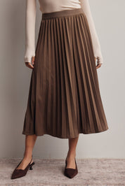 Cardozo Pleated Midi Skirt - Westly