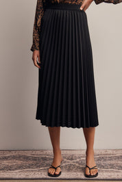 Cardozo Pleated Midi Skirt - Westly