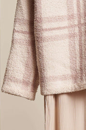 Carmel Oversized Fuzzy Plaid Sweater - Westly