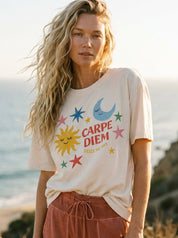Carpe Diem Oversized Graphic Tee - Westly
