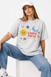 Carpe Diem Oversized Graphic Tee - Westly