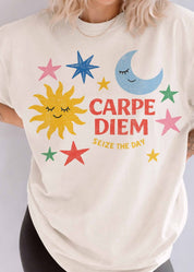 Carpe Diem Oversized Graphic Tee - Westly