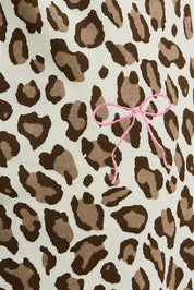 Catnap Leopard Fleece Lounge Set - Westly