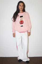 Cavalier Nutcracker Knit Sweater - Blush
