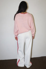 Cavalier Nutcracker Knit Sweater - Blush