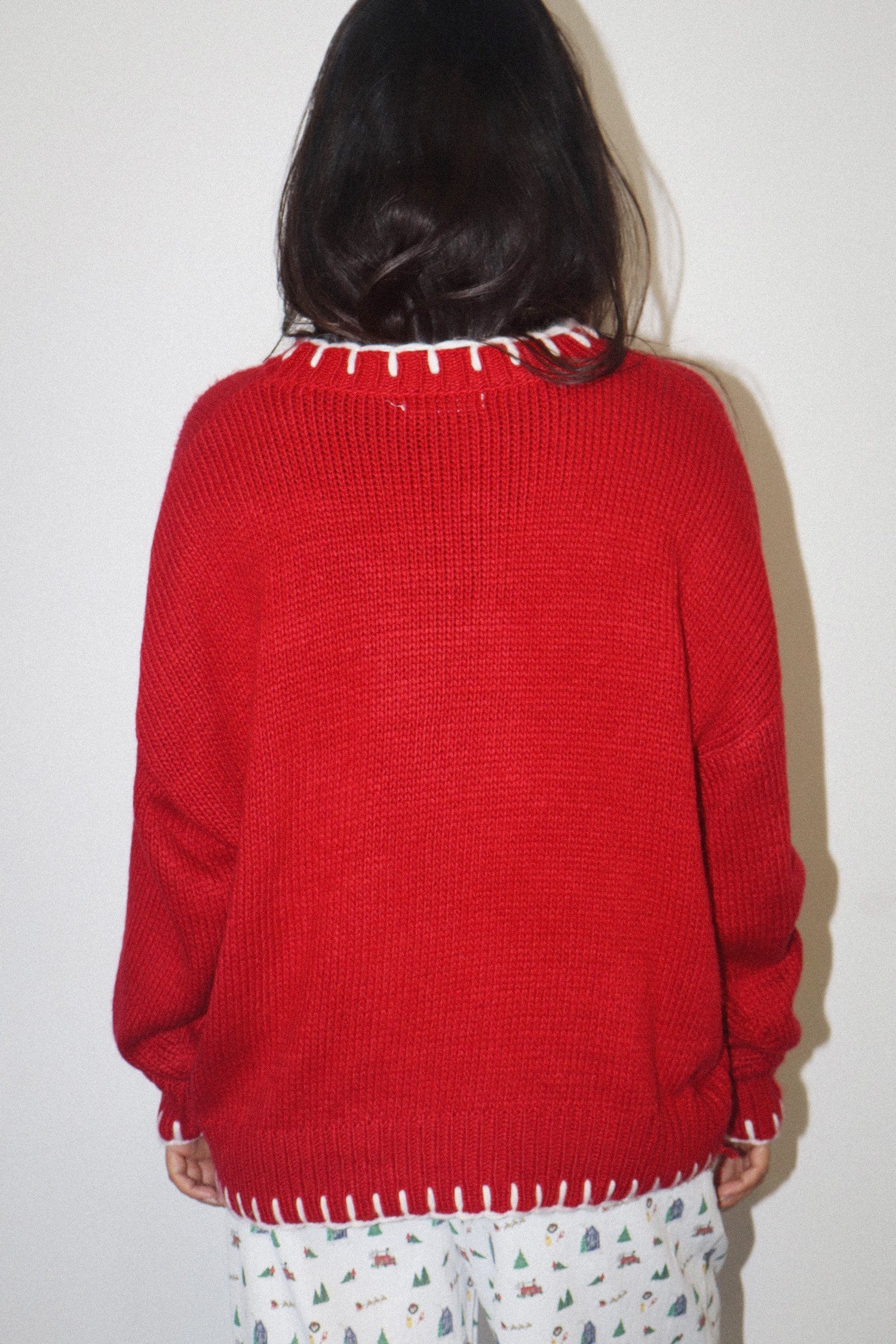 Cavalier Nutcracker Knit Sweater - Red