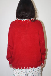 Cavalier Nutcracker Knit Sweater - Red