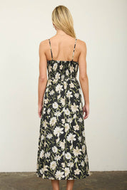 Celeste Smocked Spaghetti Strap Midi Dress - Westly