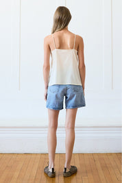 Celine Lace Trim Embroidered Cami Top - Westly