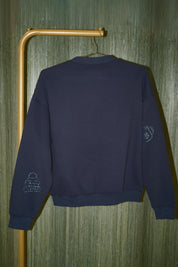 Chamonix Sequin Ski Motif Sweatshirt in Navy, photo 5