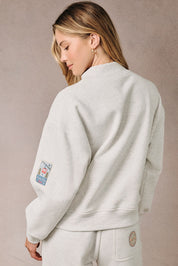 Chamonix Ski Patch Mock Neck Sweatshirt - Westly