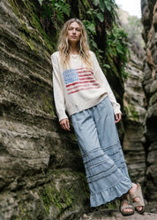 Charlie American Flag Sweater - Westly