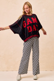 Checker Lane Cotton Pants in Black - product photo 16