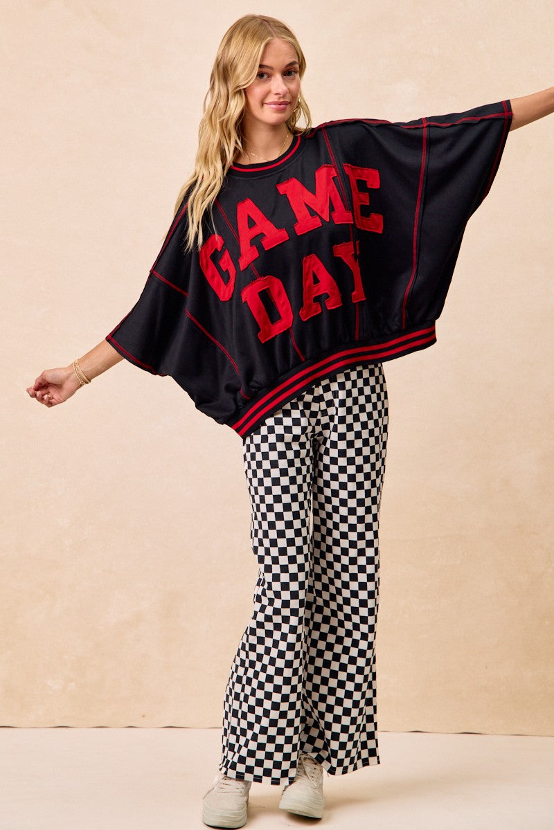 Checker Lane Cotton Pants in Black - product photo 17