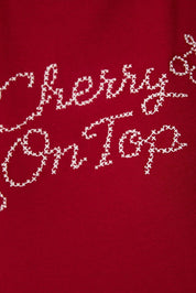 Cherry Jubilee Embroidered Baby Tee - Westly