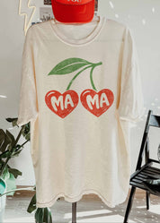 Cherry Momb Oversized Graphic Tee - Westly