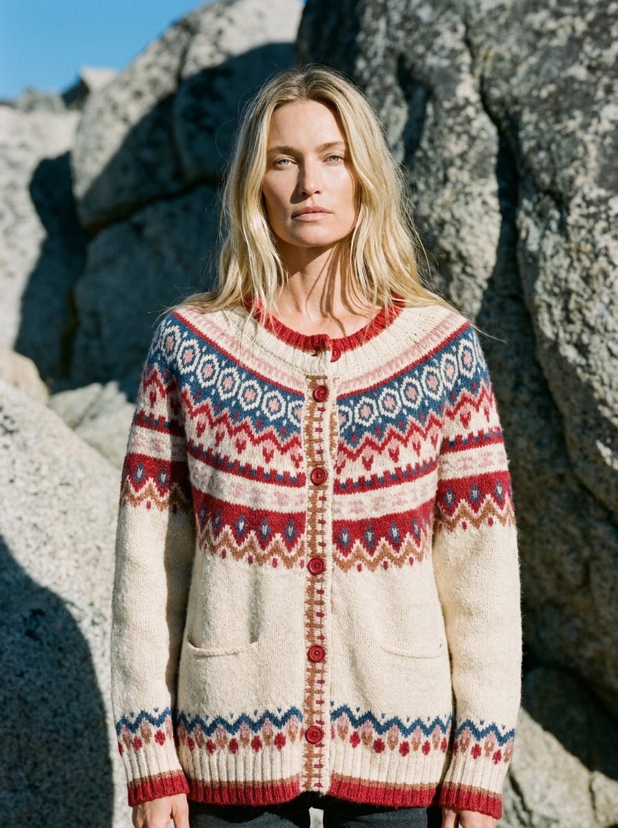 Chinook Vintage-Inspired Fair Isle Sweater - Westly