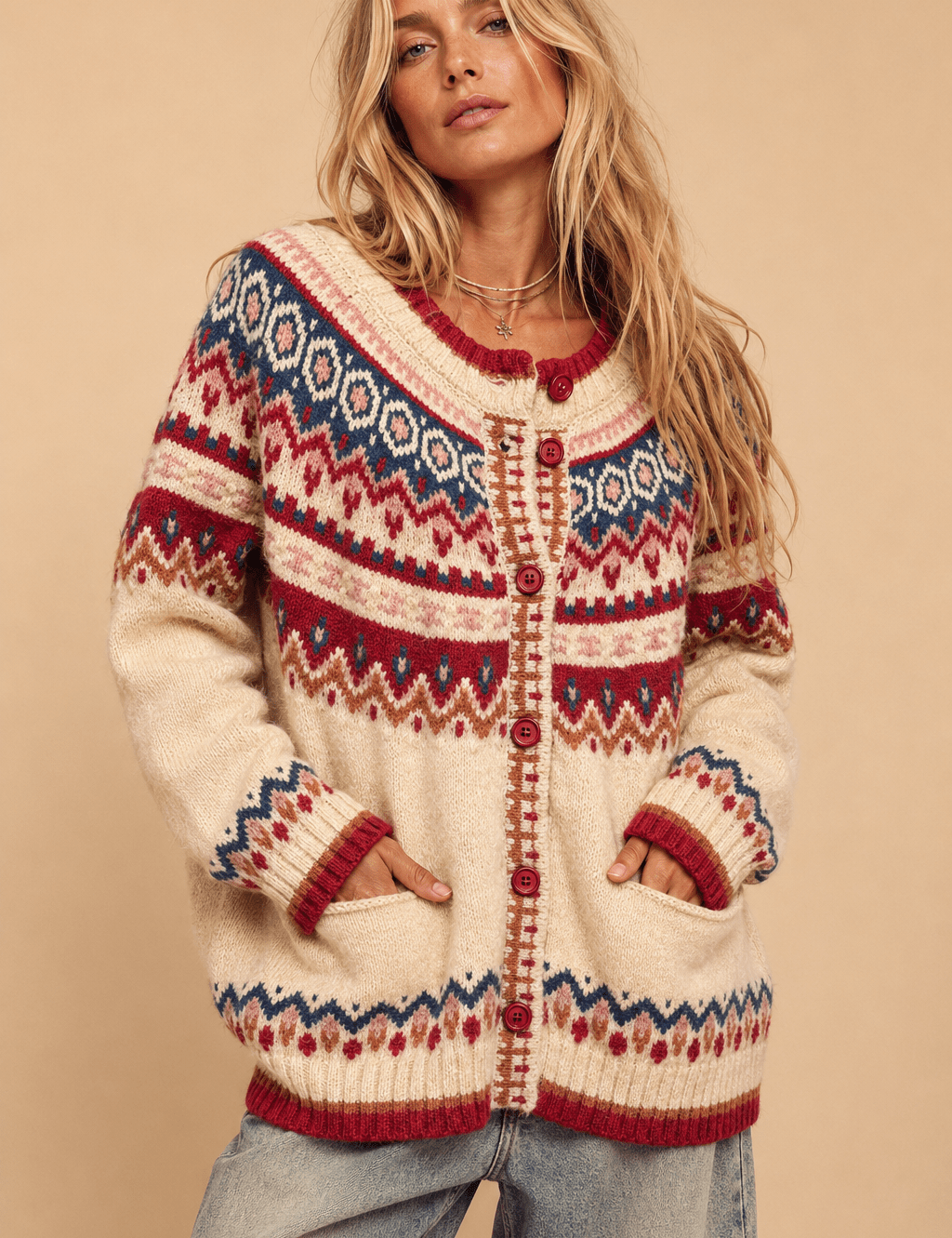 Chinook Vintage-Inspired Fair Isle Sweater - Westly