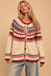 Chinook Vintage-Inspired Fair Isle Sweater - Westly