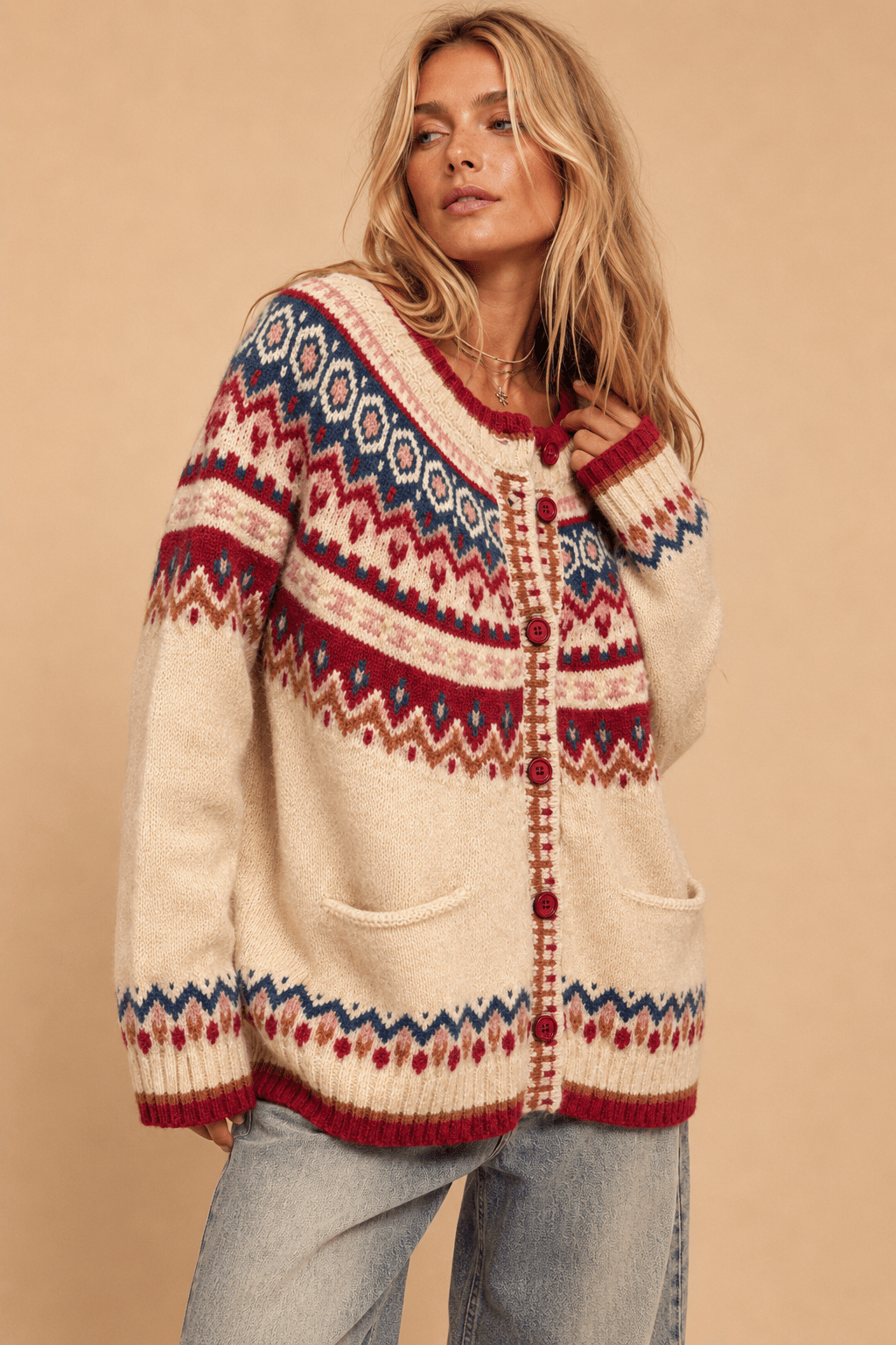 Chinook Vintage-Inspired Fair Isle Sweater - Westly