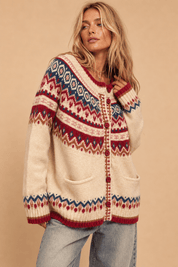 Chinook Vintage-Inspired Fair Isle Sweater - Westly