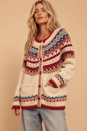 Chinook Vintage-Inspired Fair Isle Sweater - Westly