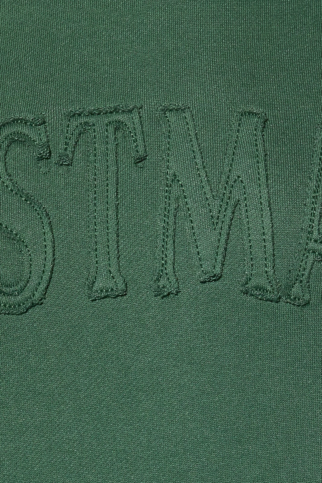 Christmassy Embroidered Whipstitch Hoodie in Dark Green — product photo 09